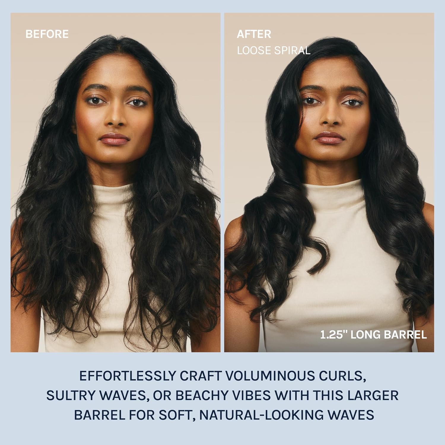 Bio Ionic Long Barrel Styler, 1.25 inch Extended Curling Iron with Moisture Heat Technology & NanoIonic MX, manufacturer photo 5
